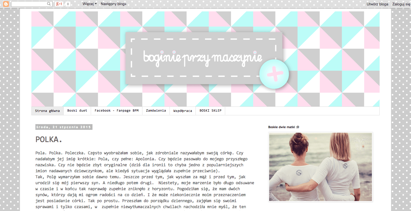 Strona główna bloga Boginie przy maszynie