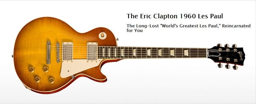 Gitara elektryczna Gibson Eric Clapton 1960 Les Paul „Beano”
