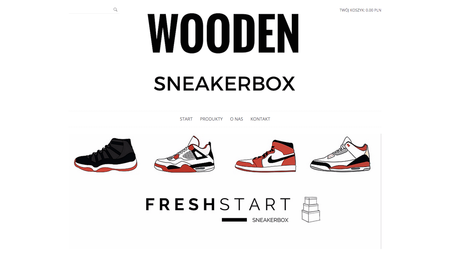 Strona główna sklepu Wooden Sneakerbox