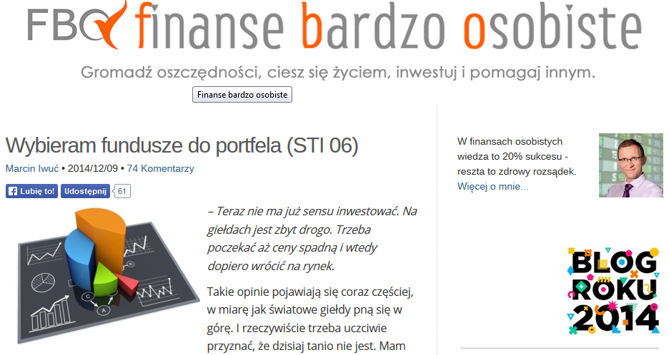 Nagłówek artykułu ze strony marciniwuc.com opisujący ofertę ING