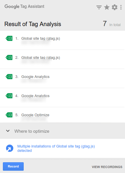 google tag assistant - Audyt Google Analytics