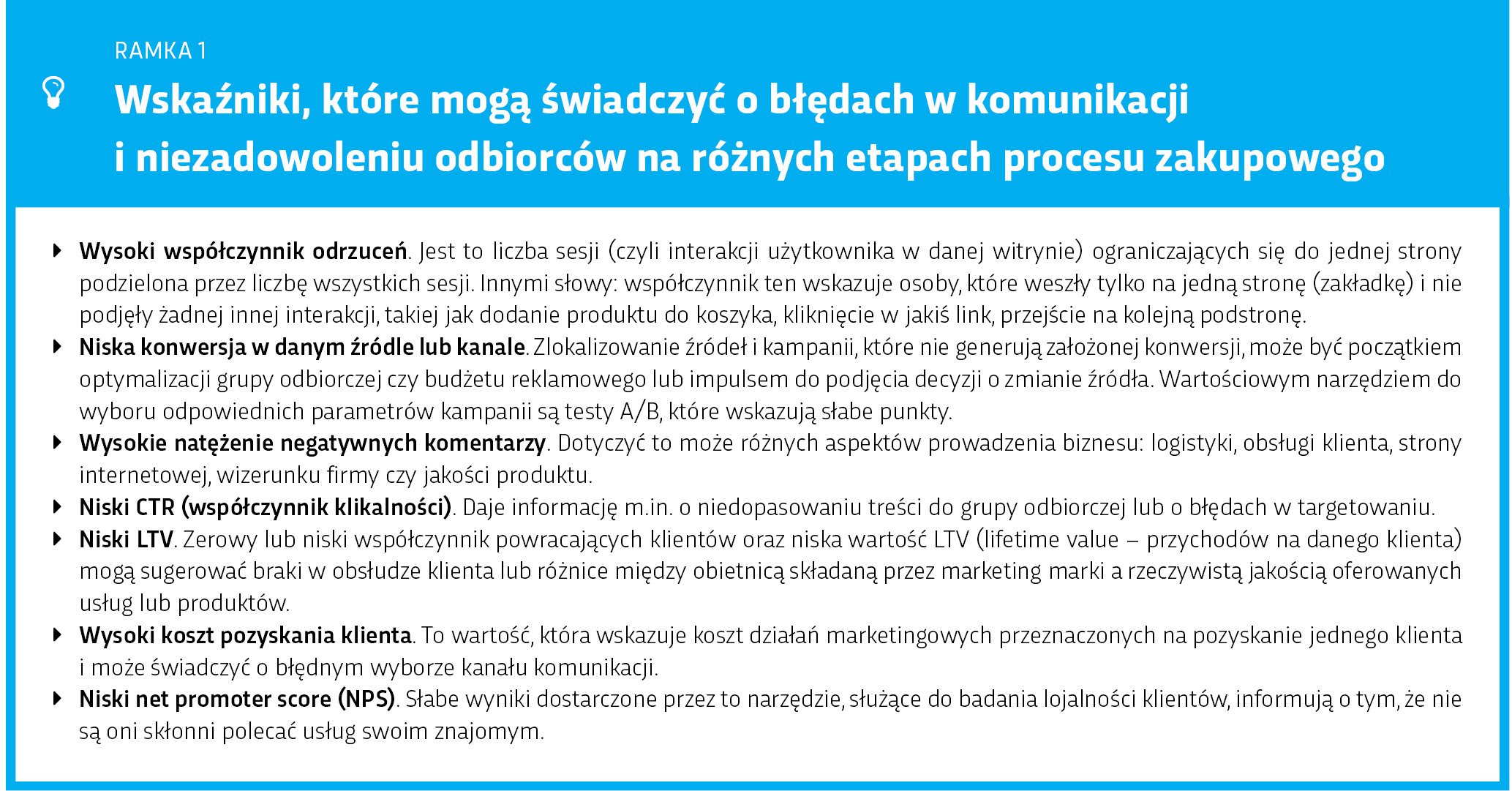Błędy w komunikacji z odbiorcą