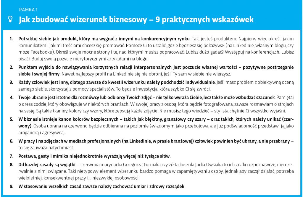9 praktycznych wskazówek, jak zbudować wizerunek biznesowy