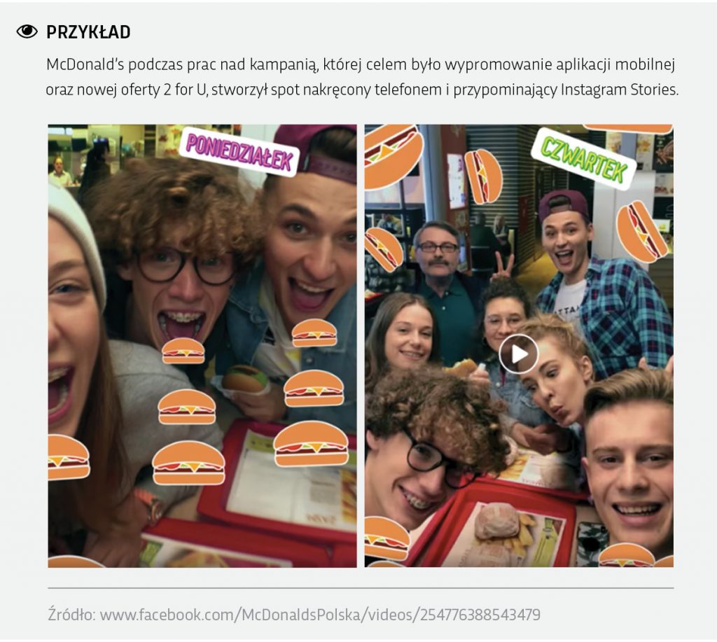 Przykład reklamy w social media