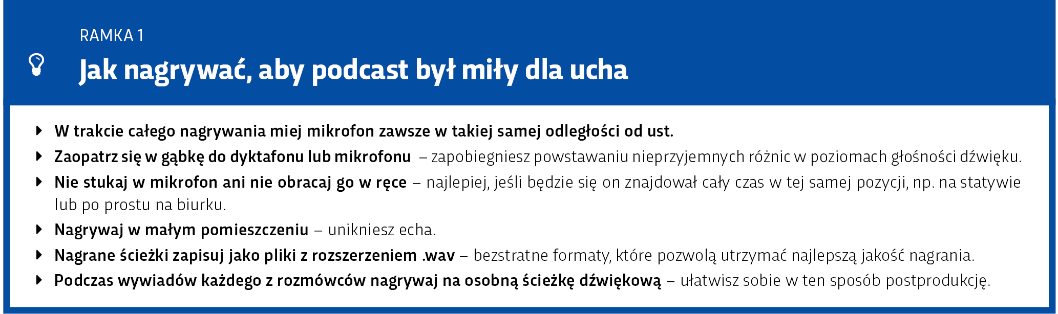 Ramka: Przykład angażowania fanów podcastu