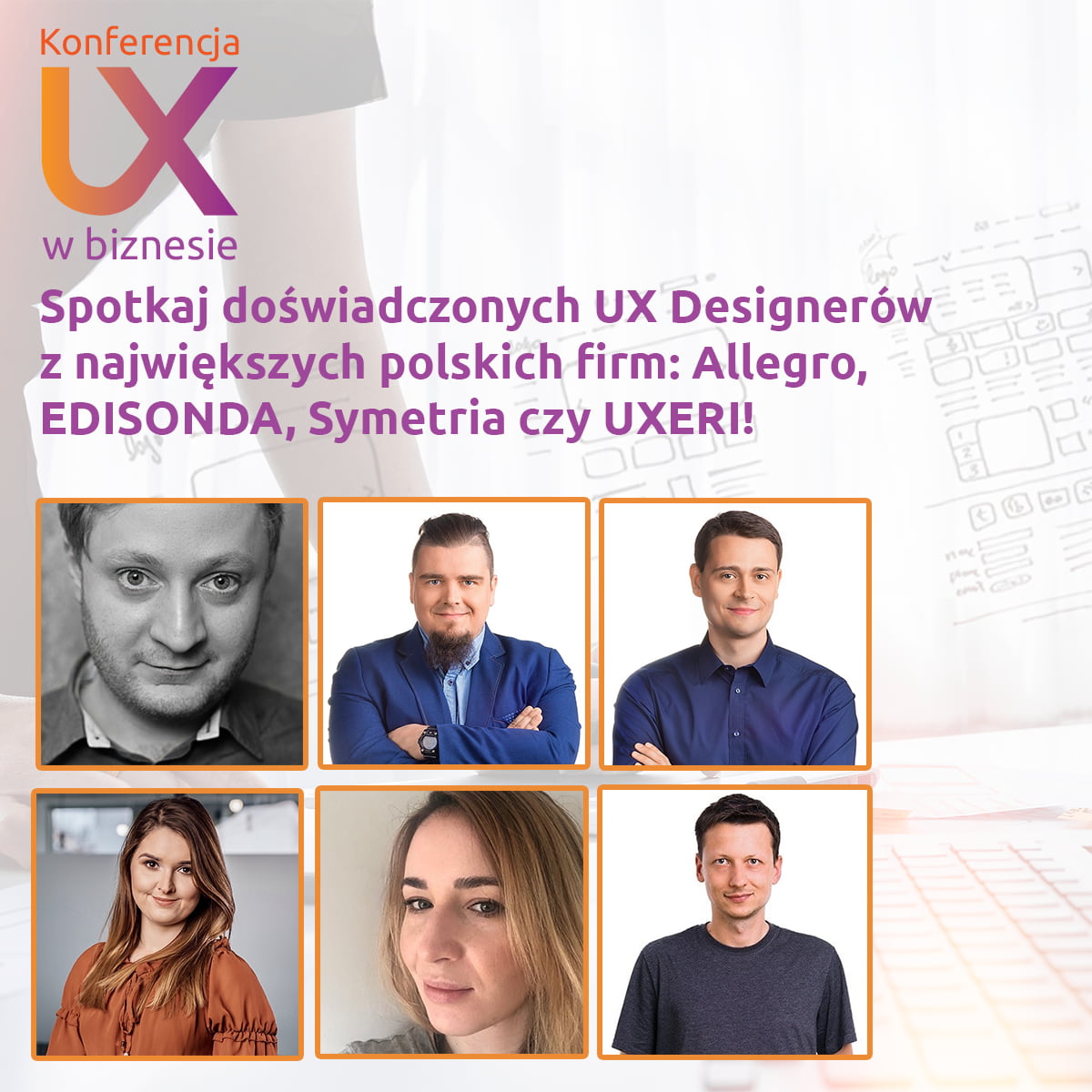 Prelegenci Konferencji UX w biznesie