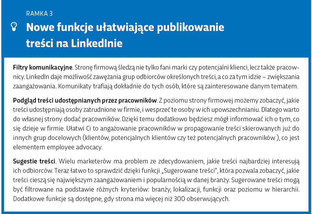 Nowe funkcje LinkedIn