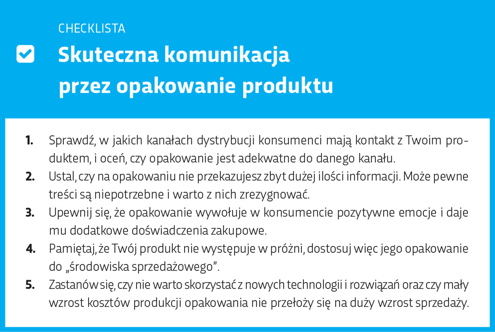 Komunikacja przez opakowanie produktu