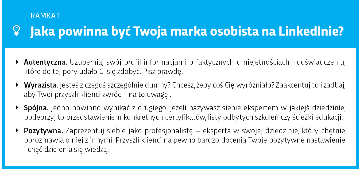 Marka osobista na LinkedInie