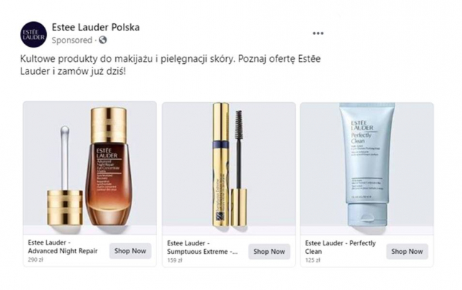 kampania-estee-lauder-polska-na-facebooku