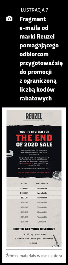 Fragment e-maila od marki Reuzel pomagającego odbiorcom przygotować się do promocji z ograniczoną liczbą kodów rabatowych fragment-emaila-od-reuzel-pomagajacego-odbiorcom-przygotowac-sie-do-promocji-z-ograniczona-liczba-kodow-rabatowych