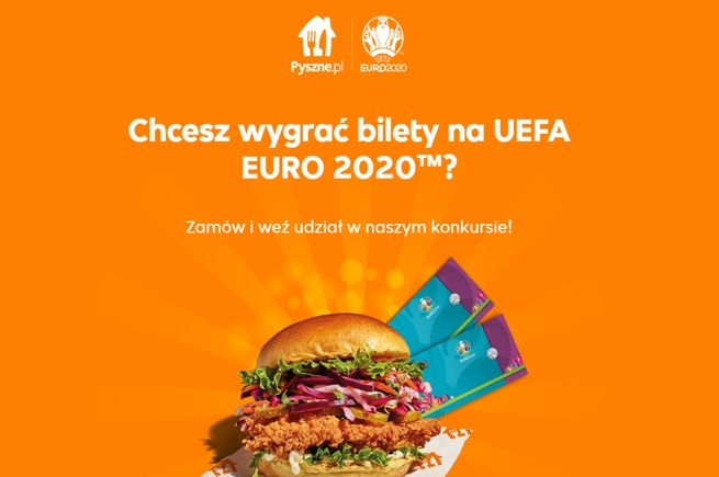 Konkurs Pyszne.pl z okazji EURO 2020