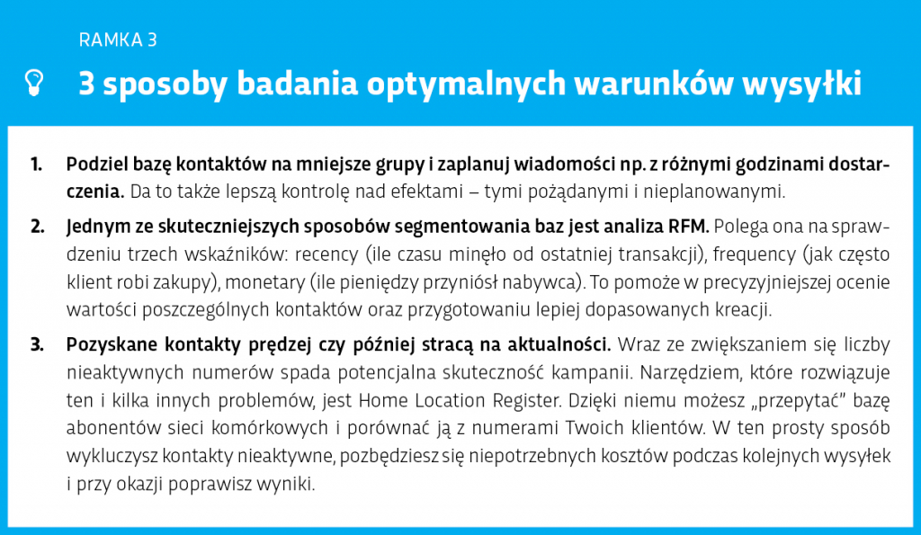 3 sposoby badania optymalnych warunków wysyłki
