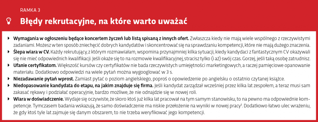 Błędy rekrutacyjne, na które warto uważać