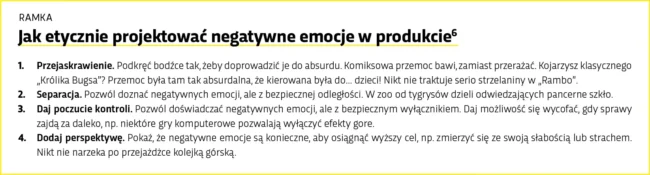 Ramka jak etycznie projektować negatywne emocje w produkcie
