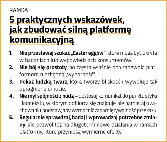 Ramka 5 praktycznych wskazówek, jak zbudować silną platformę komunikacyjną