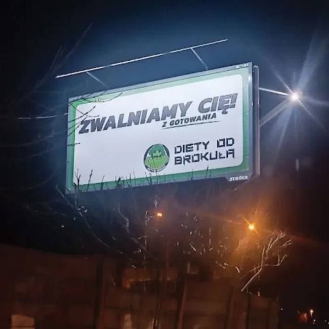 Ilustracja kampania marki Diety od Brokuła „Zwalniamy cię!”