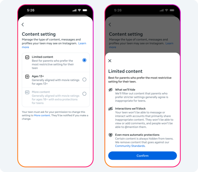 grafika prezentująca zmiany na Instagramie