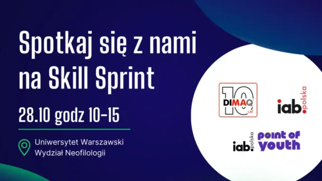 garfika promująca Skill Sprint