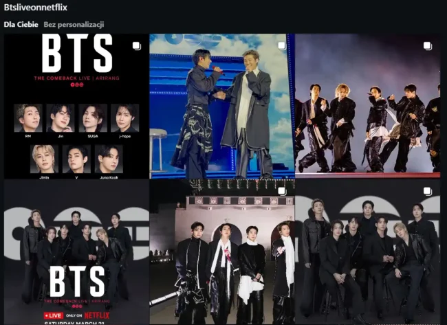 kampania BTS i Netflix