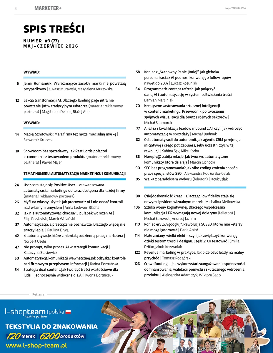 „Marketer+” nr 3 (77) 2026