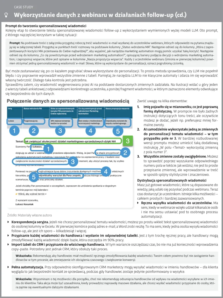 Case Study: Wykorzystanie danych z webinaru w działaniach follow-up