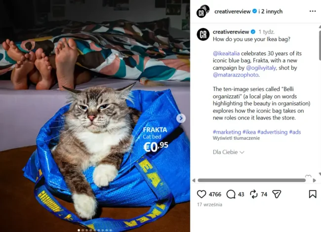 Kampania na 30 lat IKEA - FRAKTA