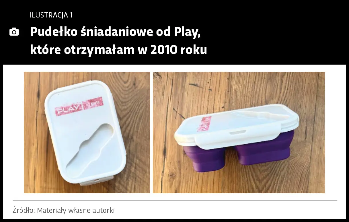 Pudełko śniadaniowe od Play