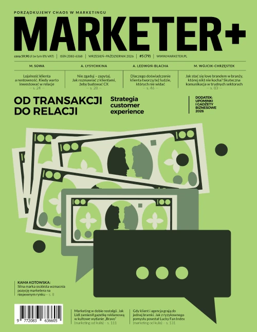 Od transakcji do relacji. Strategia customer experience + Upominki i gadżety biznesowe – „Marketer+” nr 5 (79) 2026